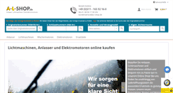 Desktop Screenshot of a-l-shop.de
